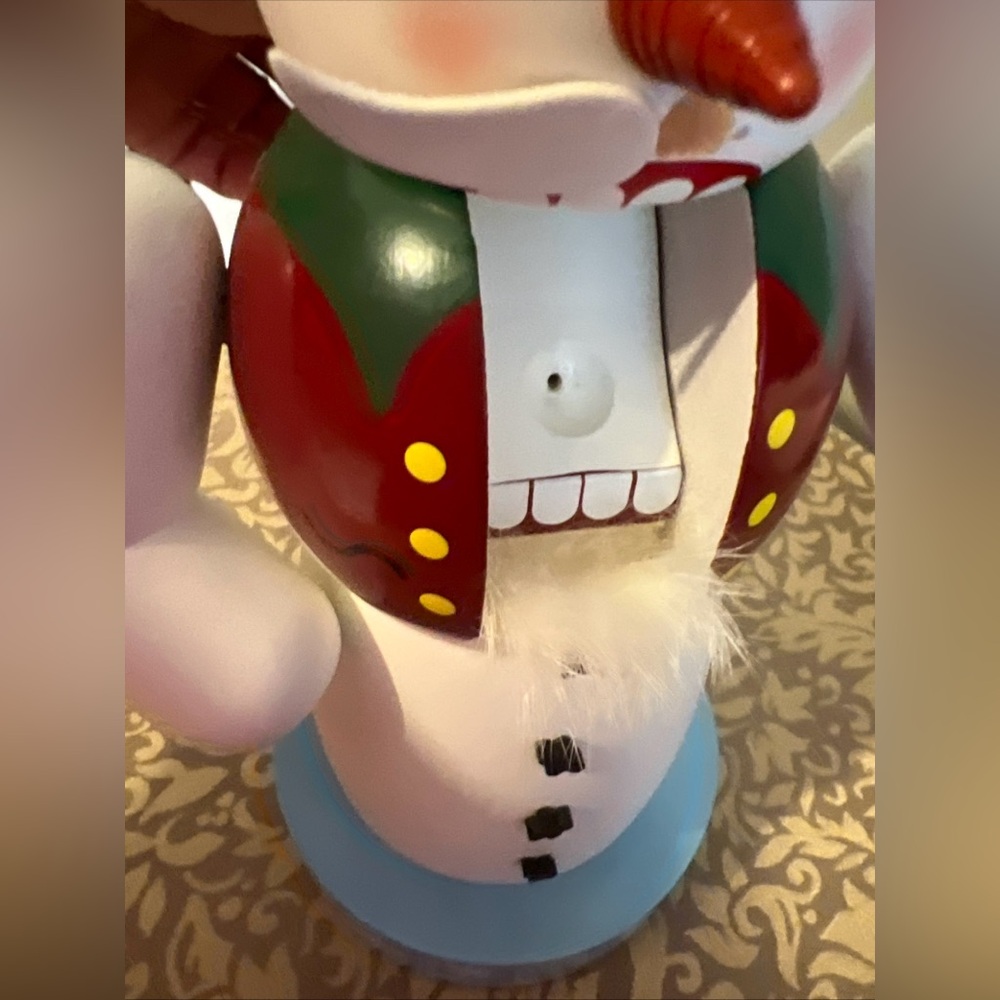 Old World Christmas Collectors Club EM Merck Signed 7295 Snowman 11” - Picture 8 of 16